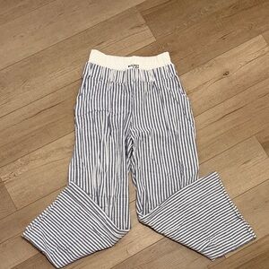 Striped Blue and White  Bottoms